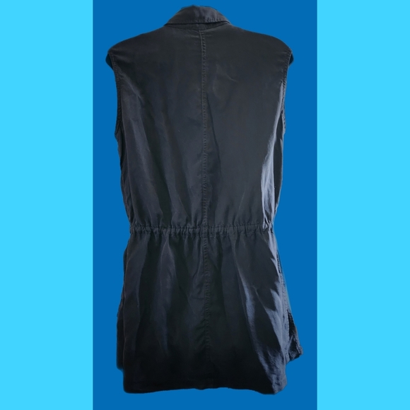 BUFFALO by DAVID BITTON CHARCOAL GRAY UTILITY TUNIC VEST SIZE S/P - Picture 5 of 6